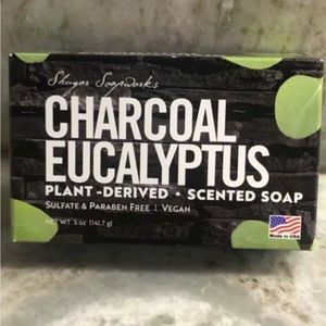 Shugar Soapworks Charcoal Eucalyptus Plant Derived Vegan Soap 5 oz.